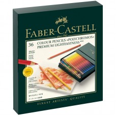 Карандаши цветные художественные Faber-Castell "Polychromos" 36цв., заточен., студийная коробка