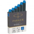 Картриджи чернильные Parker "Cartridge Quink Mini" синие, 6шт., картонная коробка, 1950409