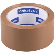 Клейкая лента упаковочная OfficeSpace, 48мм*66м, 45мкм, темная, ШК, КЛ_18607