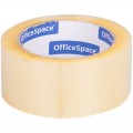 Клейкая лента упаковочная OfficeSpace, 48мм*100м, 45мкм, ШК, КЛ_6964