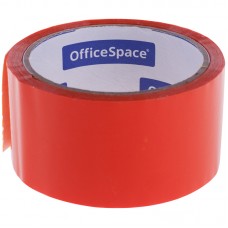Клейкая лента упаковочная OfficeSpace, 48мм*40м, 45мкм, оранжевая, ШК, КЛ_6289