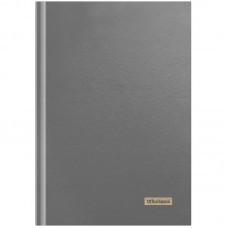 Книга учета OfficeSpace, А4, 96л., клетка, 200*290мм, бумвинил, цвет серый, блок офсетный