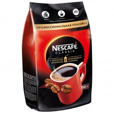 Кофе растворимый Nescafe "Classic", гранулированный/порошкообразный с молотым, мягкая упаковка, 750г