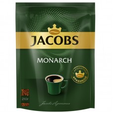 Кофе растворимый Jacobs "Monarch", сублимированный, мягкая упаковка, 210г