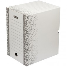 Короб архивный с клапаном OfficeSpace "Standard" плотный, микрогофрокартон, 200мм, белый, до 1800л.