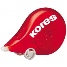 Корректирующая лента Kores "Scooter", 4,2мм*8м, красный, блистер, европодвес