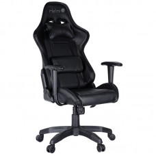 Кресло игровое Helmi HL-G09 "Control", экокожа черная, 2 подушки, 306180