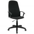 Кресло руководителя Helmi HL-E79 "Elegant" LTP, ткань черная, пиастра, 344268