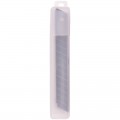 Лезвия для канцелярских ножей OfficeSpace, 9мм, толщина лезвия 0,38 мм, 10шт., в пластиковом пенале