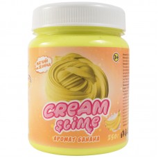 Слайм Cream-Slime, желтый, с ароматом банана, 250г, SF02-B