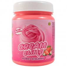 Слайм Cream-Slime, розовый, с ароматом клубники, 250г, SF02-S