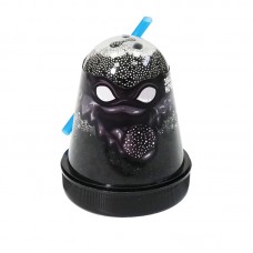Слайм Slime "Ninja. Звездная ночь", с пенопластовыми шариками, черный, 130г, S130-5