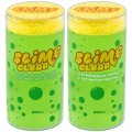 Слайм Slime "Clear-slime. Изумрудный город", зеленый, с пенопласт. шариками, аромат ассорти, 250г