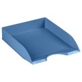 Лоток для бумаг горизонтальный СТАММ "Дельта", сине-голубой, ЛТГ-30559