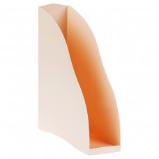 Лоток для бумаг вертикальный СТАММ "Дельта", розовый, ширина 85мм, ЛТВ-31106