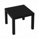 Стол журнальный "Лайк" аналог IKEA (ш550*г550*в440 мм), черный, ш/к 07070