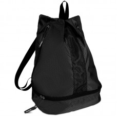 Мешок-сумка 1 отделение Berlingo "Classic black", 39*28*19см, 1 карман, отделение для обуви, MS1050