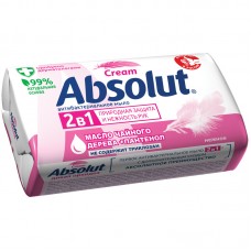 Мыло туалетное 90 г, ABSOLUT (Абсолют) "Нежное", антибактериальное, 6001,6058