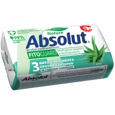 Мыло туалетное 90 г, ABSOLUT (Абсолют) "Алоэ", антибактериальное, 6061