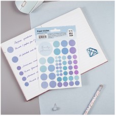 Наклейки бумажные MESHU "Beauty planner blue"