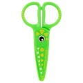 Ножницы детские пластиковые Мульти-Пульти "Приключения Енота" 12см, зеленый, трай-ми кард с европодвесом