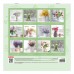 Календарь настенный перекидной на 2024 г., BRAUBERG, 12 листов, 29х29 см, "Прекрасные цветы", 115322