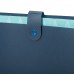 Папка-органайзер на кнопке 12 отделений, BRAUBERG "Extra", А4, синяя с голубым, 271933