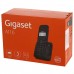 Радиотелефон Gigaset A116, память 50 номеров, АОН, повтор, часы, черный, S30852H2801S301
