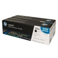 Картридж лазерный HP (CB540AD) ColorLJ CP1215/CP1515N/CM1312, черный, оригинальный, КОМПЛЕКТ 2 шт., ресурс 2х2200 страниц