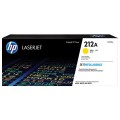 Картридж лазерный HP (W2122A) 212A для Color LaserJet M554/M555, желтый, оригинальный, ресурс 4500 страниц