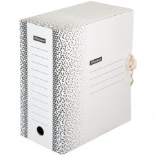 Папка архивная с завязками OfficeSpace "Standard" плотная, микрогофрокартон, 150мм, белый, 1400л.