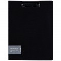 Папка-планшет с зажимом Berlingo "Steel&Style" А4, пластик (полифом), черная, PPf_93001