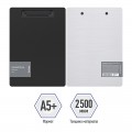 Доска-планшет с зажимом Berlingo "Steel&Style" А5+, 2500мкм, пластик (полифом), белый, PPf_94014
