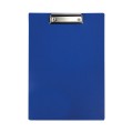 Доска-планшет с зажимом СТАММ А4, 1000 мкм, пластик, синий, ММ-32249