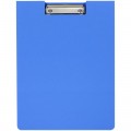 Папка-планшет с зажимом OfficeSpace А4, 1800 мкм, пластик (полифом), синий, 340042