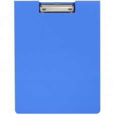 Папка-планшет с зажимом OfficeSpace А4, 1800 мкм, пластик (полифом), синий, 340042