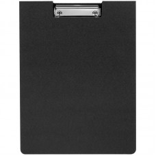 Папка-планшет с зажимом OfficeSpace А4, 1800 мкм, пластик (полифом), черный, 340043