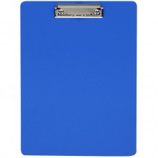 Доска-планшет с зажимом OfficeSpace А4, 2000 мкм, пластик (полифом), синий, 340044