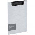 Папка-планшет с зажимом Berlingo "Steel&Style" А5+, 1800мкм, пластик (полифом), белая, PPf_94004