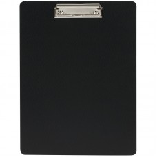 Доска-планшет с зажимом OfficeSpace А4, 2000 мкм, пластик (полифом), черный, 340045