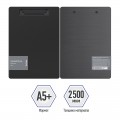 Доска-планшет с зажимом Berlingo "Steel&Style" А5+, 2500мкм, пластик (полифом), черный, PPf_94011