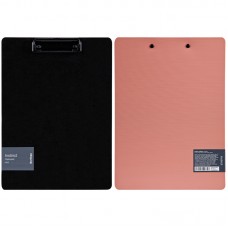 Доска-планшет с зажимом Berlingo "Instinct" А4, пластик (полифом), фламинго/черный, PPf_93211