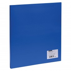 Папка на 4 кольцах OfficeSpace А4, 40мм, 500мкм, пластик, синяя, ПН4К_20349