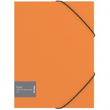 Папка на резинке Berlingo "Fuze" А4, 600мкм, оранжевая, ANp_01316