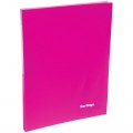 Папка с боковым металлическим прижимом Berlingo "Neon", 17мм, 0,7мм, неоновая розовая, ACp_01813