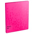 Папка с 60 вкладышами Berlingo "Neon", 24мм, 1000мкм, розовый неон, с внутр. карманом