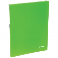 Папка c пружинным скоросшивателем Berlingo "Neon", 17мм, 700мкм, неоновая зеленая, AHp_00802