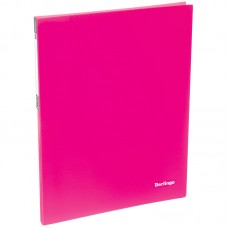 Папка c пружинным скоросшивателем Berlingo "Neon", 17мм, 700мкм, неоновая розовая, AHp_00813