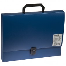 Папка-портфель 1 отделение OfficeSpace, 600мкм, синий