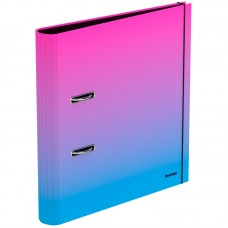 Папка-регистратор Berlingo "Radiance", 50мм, ламинированная, розовый/голубой градиент, AMl50401